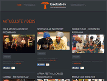 Tablet Screenshot of baobab-tv.com
